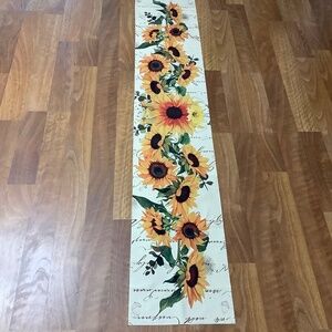 New sunflowers table runner 71 x 13”